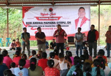 Masyarakat Sambut Antusias Reses Bob Sitepu di Tanah Pinem Dairi