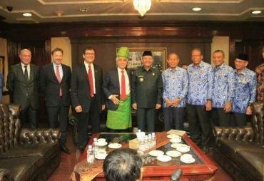 Wali Kota Medan, Drs. H. T. Dzulmi Eldin S, MSi menerima kunjungan Duta Besar Turki