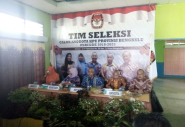 Rangkaian Acara timsel Kpu Provinsi Bengkulu