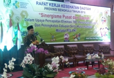 Kepala Dinas Kesehatan Provinsi Bengkulu H. Herwan Antoni, SKM.Mkes, MM