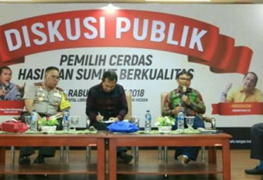 Wakil Ketua KPK Mengelar Diskusi Publik Pencegahan Korupsi Sejak Dini