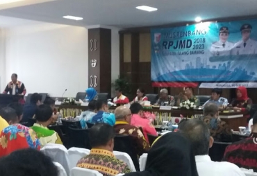 Bupati Tulang bawang Hj. Winarti SE, MH, secara resmi membuka Musyawarah Perencanaan Pembangunan