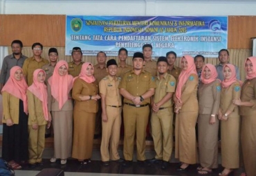 Sosialisasi Peraturan Menteri Komunikasi dan Informatika Nomor 10 Tahun 2015 tentang Tata cara Pendaftaran sitem elektronik Instansi Penyelenggara Negara