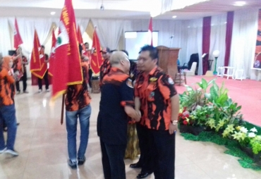 Tampak ketua MPC PP Kota Bengkulu Erlan 