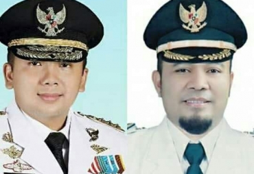 Foto Petahana Gubernur Lampung Ridho dengan Helmi Hasan Walikota Bengkulu