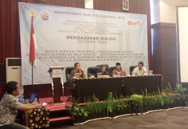 Acara Peringati HPN 2018 Himastik Unib Gelar Dialog