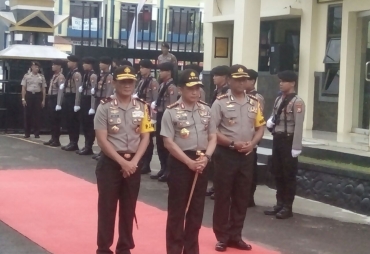 Tampak Kapolri Jenderal M.Tito Karnavian Tiba Di Polda Bengkulu