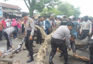 Nelayan trawl Blokade jalan, menuntut kejelasan Nasib Nelayan