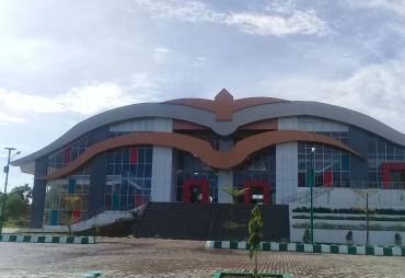 Tampak Gedung Perpustakaan IAIN yang di Bangun mengunakan Anggaran SBSN Tahun 2016