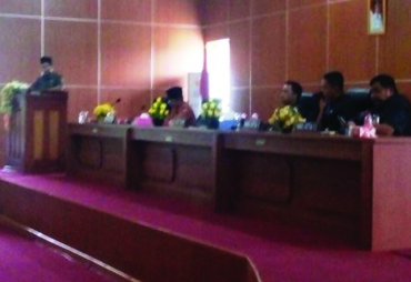 DPRD Beteng gelar paripurna dengan agenda mendengar jawaban bupati atas pandangan umum Fraksi – Fraksi
