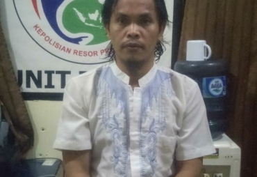 Tampak pelaku pemakai Sabu yang diamankan Polres Prabumulih