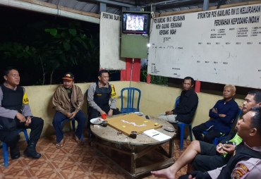 Tampak Satuan Polresta Prabumulih melakukan Giat Patroli Premanisme