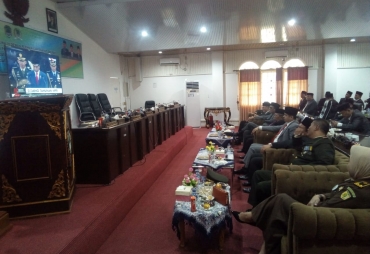 Suasana Rapat Paripurna Istimewa