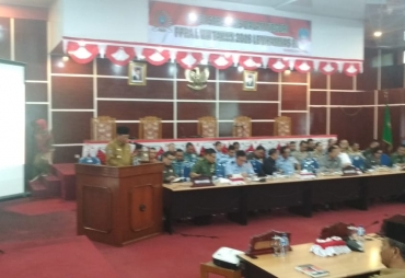 Kunjungan Lamhamnas RI ke DPRD Kota Bengkulu