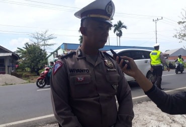 Kanit Patroli Lantas Polres Bengkulu Ibda Wiyanto