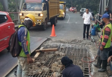 Tampak Pengerjaan Tengah Berlangsung