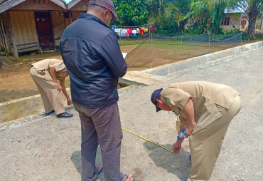 Tampak Bangunan Fisik Dicek Tim Kecamatan