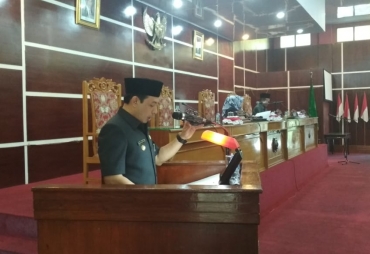 Pembacaan Nota Keuangan Oleh Wakil Walikota Bengkulu