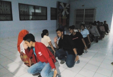 Tampak Sesi Latihan Tari Mahasiswa