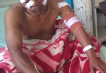 Foto korban saat dirawat di Ruang VI RSUD Kabanjahe, 