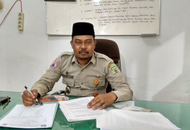 Kepala Bidang Pra Bencana BPBD Provinsi Bengkulu Syukur Syamsudin