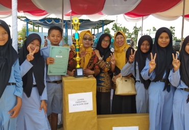 Ikuti Lomba B2SA, SMP Negeri 2 Talang Akar Dapatkan Juara Harapan 1