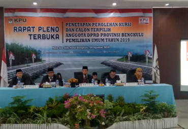KPU Ketok Palu Anggota DPRD Provinsi Terpilih
