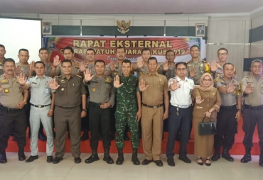 Polres Kampar Gelar Rapat Eksternal Operasi Patuh Muara Takus 2019 