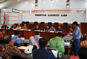 ICK Gelar Diskusi dan Dialog Dengan Pemkab Karo