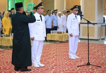 Pelantikan Plt Bupati Labuhanbatu