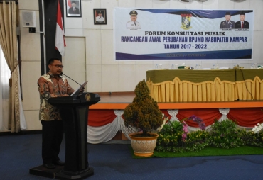 Pemkab Kampar Forum Konsultasi Publik Rancangan Awal RPJMD