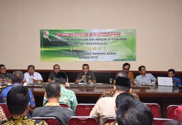 Asisten III Tubaba Buka Sosialisasi Pamsimas