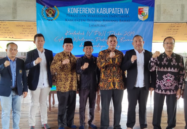 Konferkab ke-4 Bupati Tubaba Ajak PWI Bersinergi