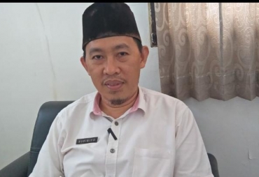 Kabid Pengadaan Pemberhentian Informasi dan Kepegawaian (PPIK) BKD Provinsi Bengkulu Sudibiyo 