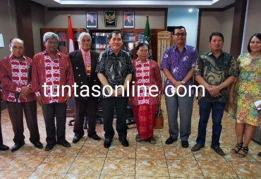 Panitia Natal Saitun GBKP Sambangi Kantor Bupati Karo