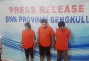 BNNP Amankan 3 Pelaku Penyalahgunaan Narkotika