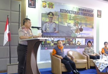 Kapolda Buka Workshop Update Kedokteran Forensik 