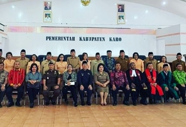 Bupati Karo Lantik 8 Orang Pejabat Tinggi Pratama 