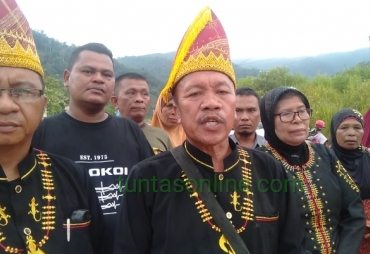 Massa Marga Sambo Demonstrasi di Tambang Dairi Prima Mineral 