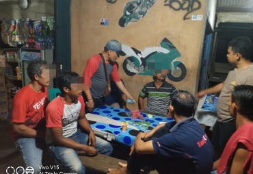 Polsek Bangkinang Barat Amankan 5 Terduga Pelaku Judi