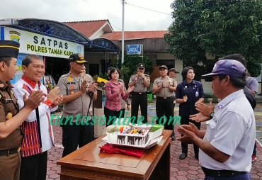 Kapolres Tanah Karo Jadi Irup HUT Satpam ke-39