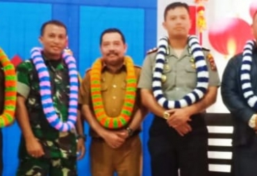 Unsur Forkopimda Labuhanbatu Hadiri Peresmian Lampu Lampion Imlek