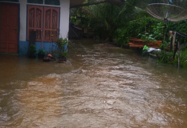 Rumah Warga Desa Sipungguk Terendam Banjir
