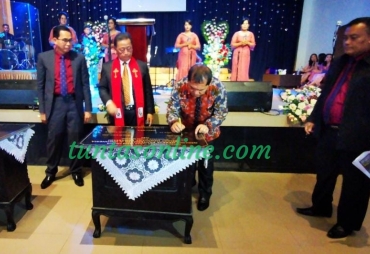 Bupati Karo Mentahbiskan Gereja GPdI Immanuel