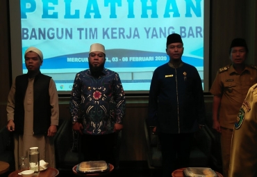 Walikota Buka Pelatihan Tim Kerja PDAM Kota Bengkulu
