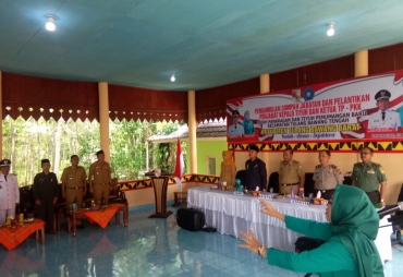 Lantik Pj Kepalo Tiyuh Asisten I Minta Perkuat Sinergi