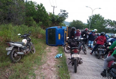 Laka Lantas Turunan Bukit Daeng Satu Orang Tewas