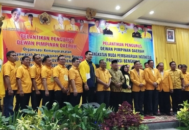 Dewan Pengurus Dilantik AMPI dan MKGR Siap Gelorakan Semangat Bangun Bengkulu