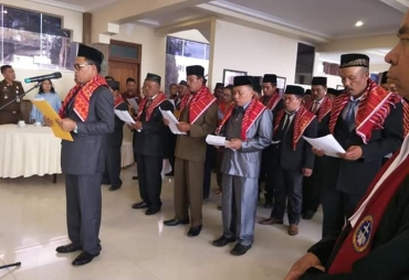 KPUD Karo Lantik 85 PPK Terpilih Pilkada 2020 