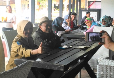 Tampak Wawako Bengkulu Bersama Rekan-rekan media yang ada di kota bengkulu